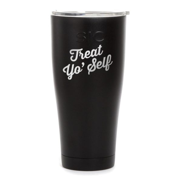 Parks and Recreation Treat Yo Self Laser Engraved SIC Tumbler Online Hot Sale - Image 4