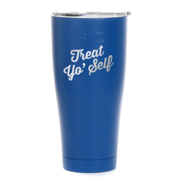 Parks and Recreation Treat Yo Self Laser Engraved SIC Tumbler Online Hot Sale - Image 5