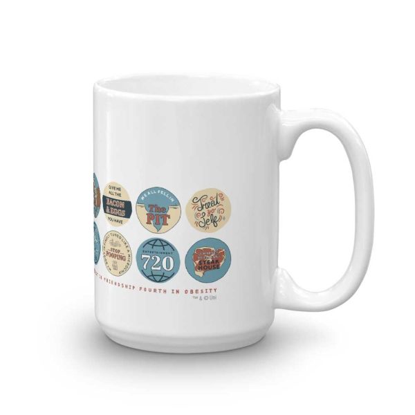 Parks and Recreation Quote Mash-Up White Mug For Cheap - Image 4