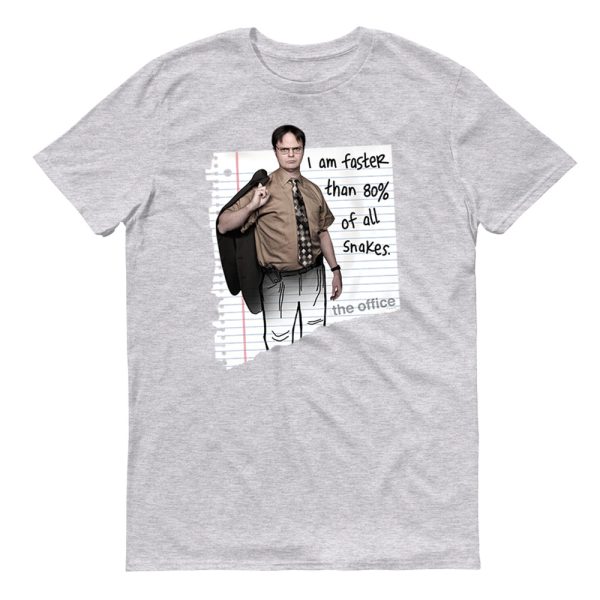 The Office Dwight Snakes Short Sleeve T-Shirt Supply