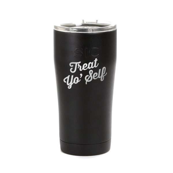 Parks and Recreation Treat Yo Self Laser Engraved SIC Tumbler Online Hot Sale